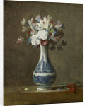 A Vase of Flowers by Jean-Baptiste Siméon Chardin